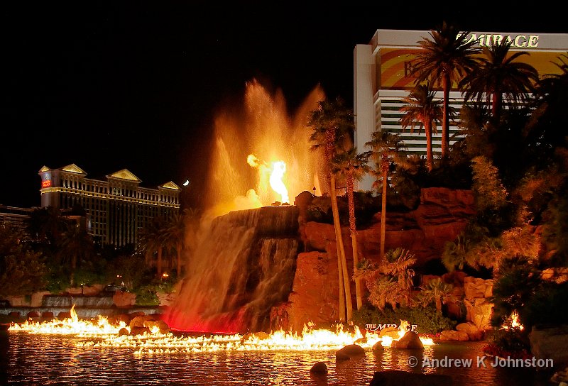 1007_350D_8705 TM.JPG - The Volcano at the Mirage Hotel, Las Vegas. Developed from a single original using HDR techniques.